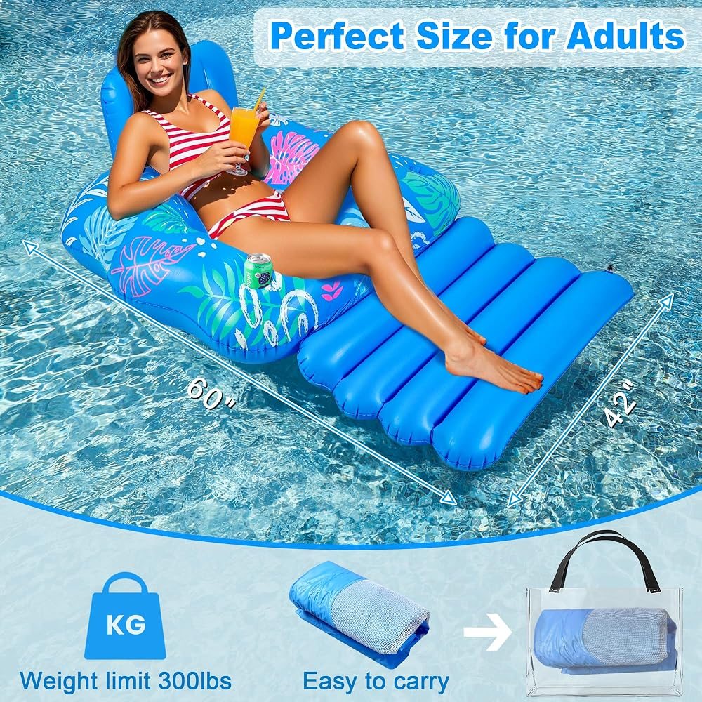 Pool Lounger with Footrest view 7