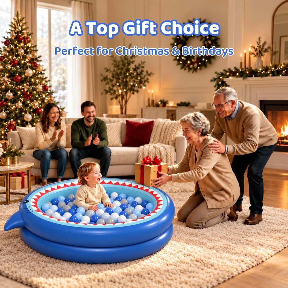 Shark Ball Pit for Toddlers view 3
