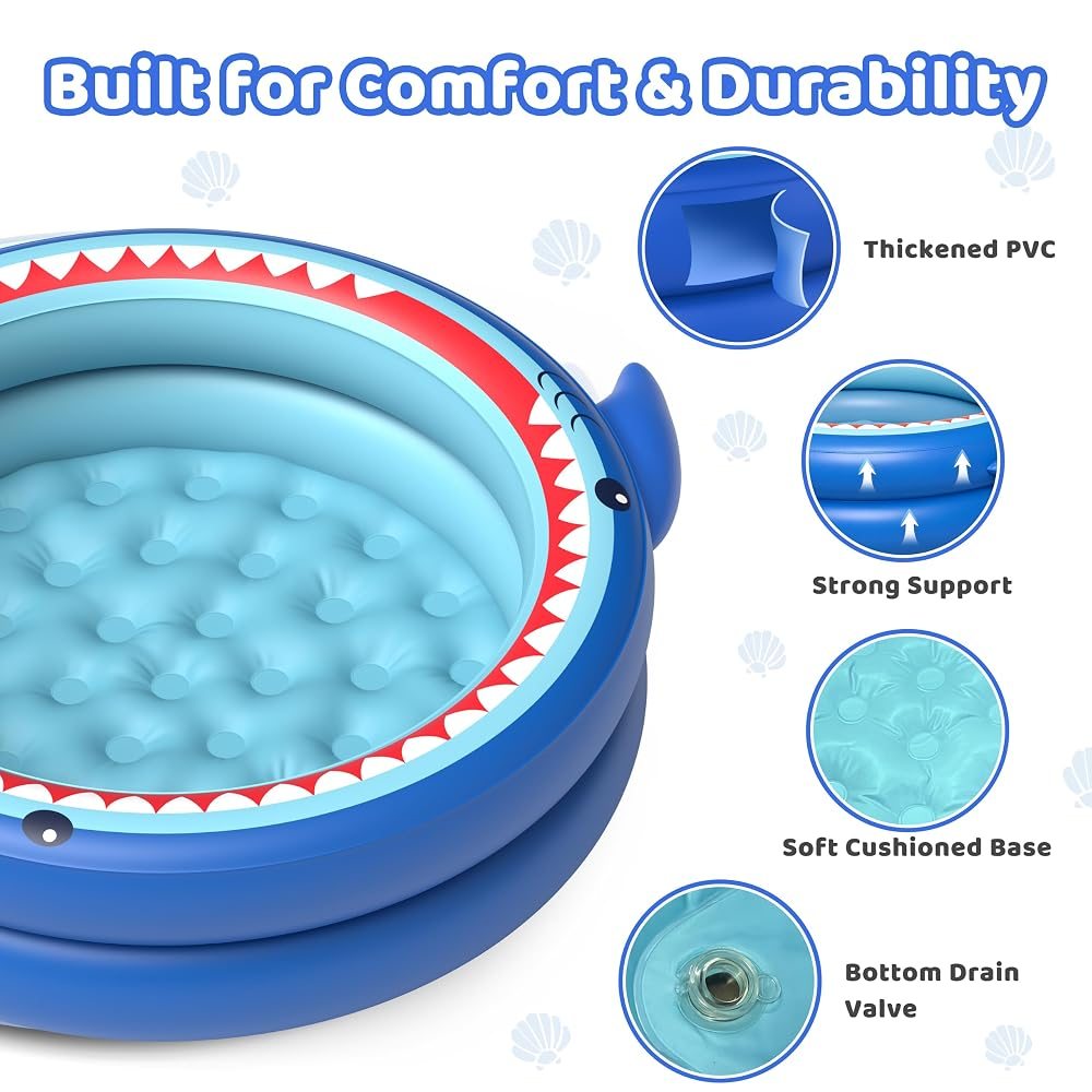 Shark Ball Pit for Toddlers view 5
