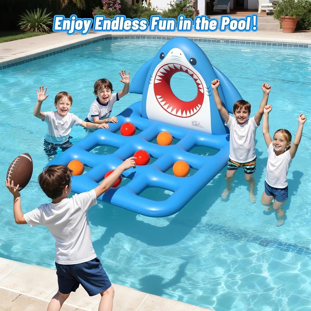 Shark Tic Tac Toe Pool Game view 5