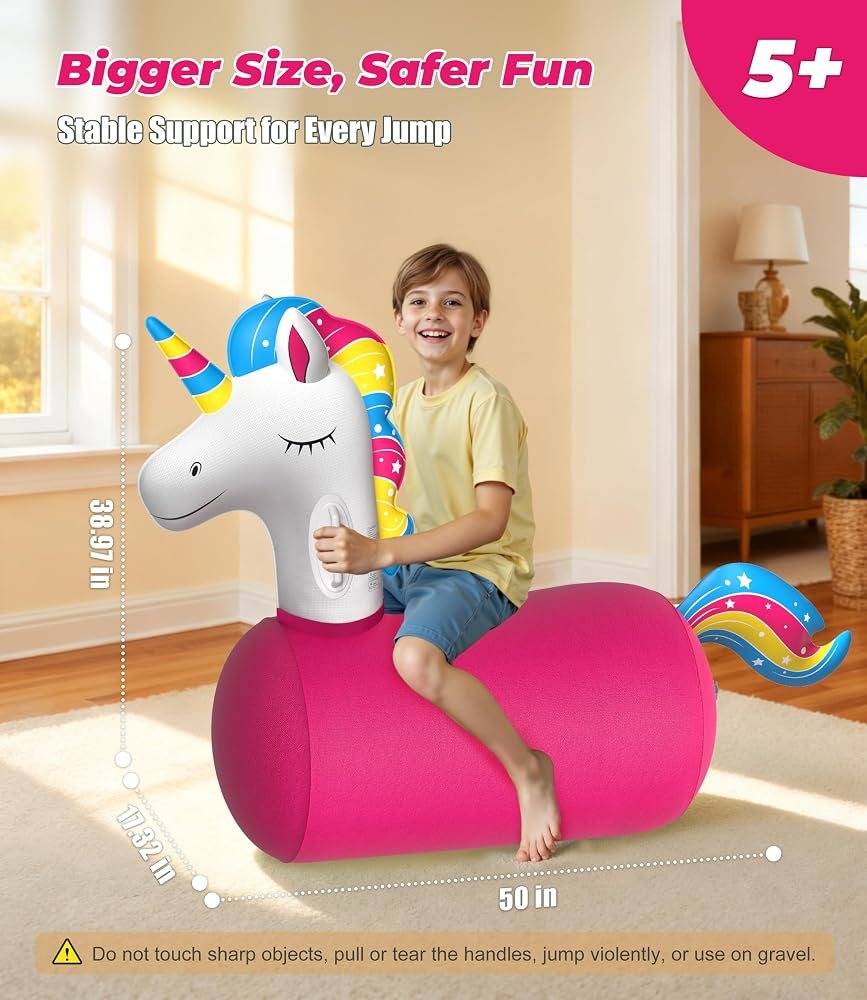 Unicorn Bouncy Hopper view 3