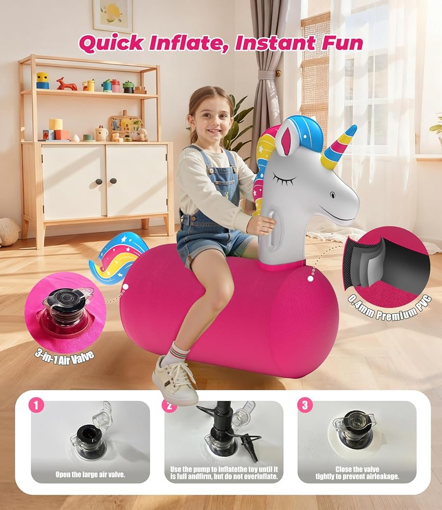 Unicorn Bouncy Hopper view 4